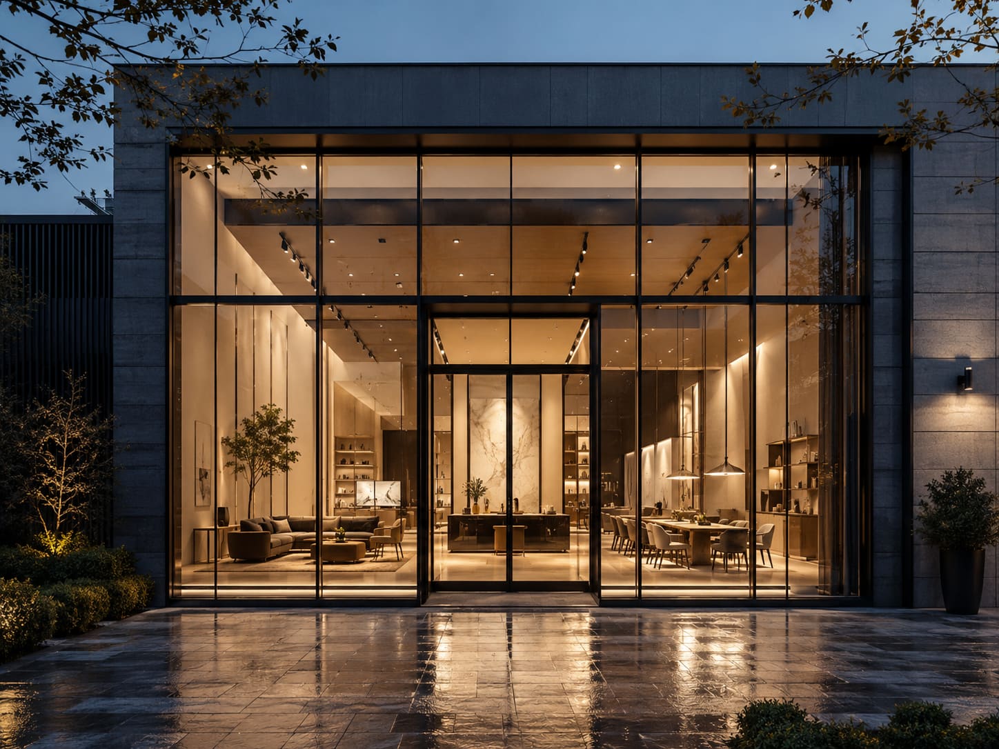 Showroom Front Elevation - Banjara Hills, Hyderabad