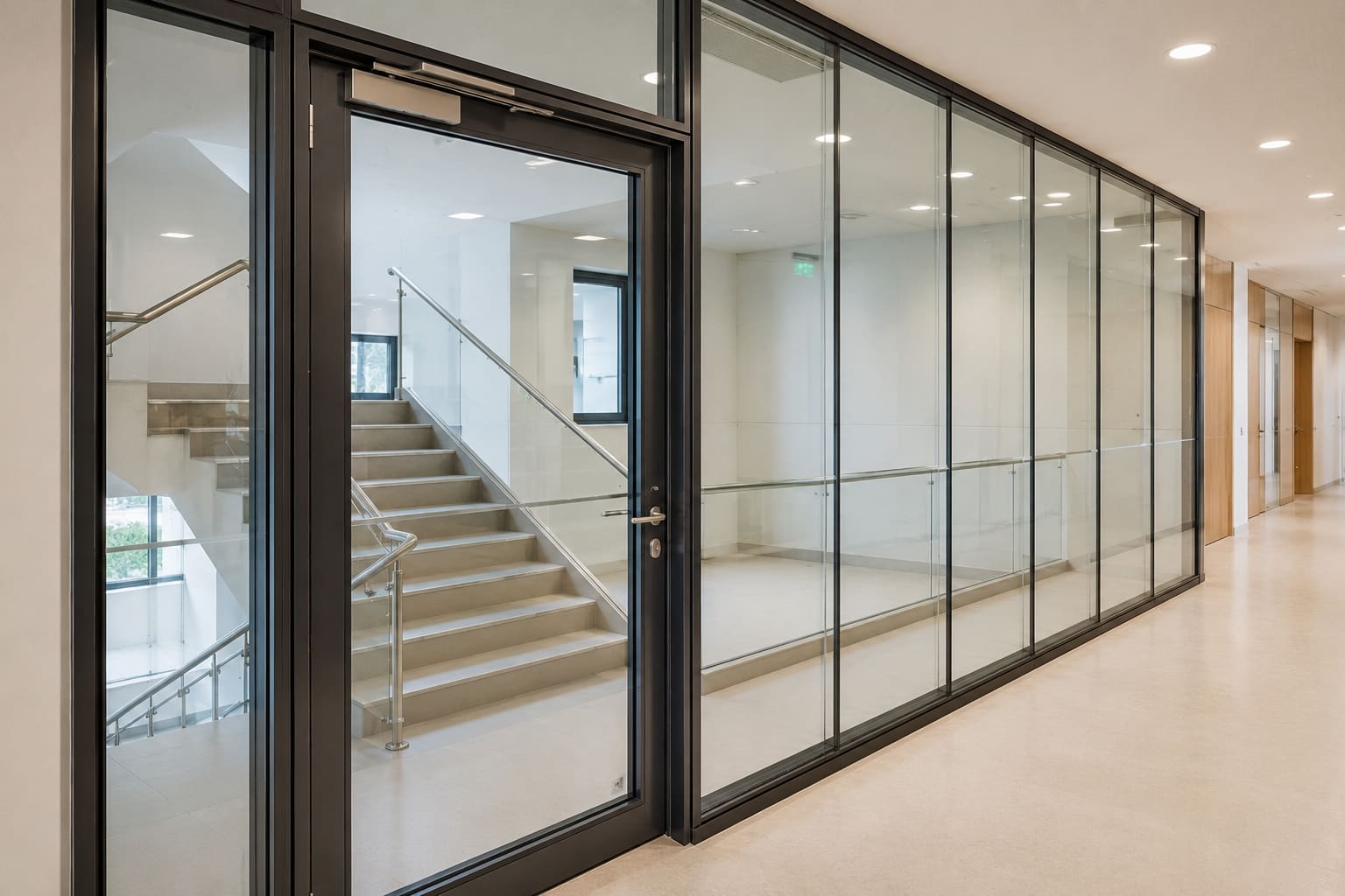 Fire-Rated Glazing by Hakimi Aluminium and Glass, Hyderabad