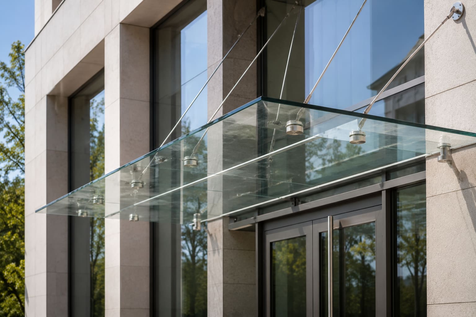 Glass Canopy in Kurnool by Hakimi Aluminium and Glass