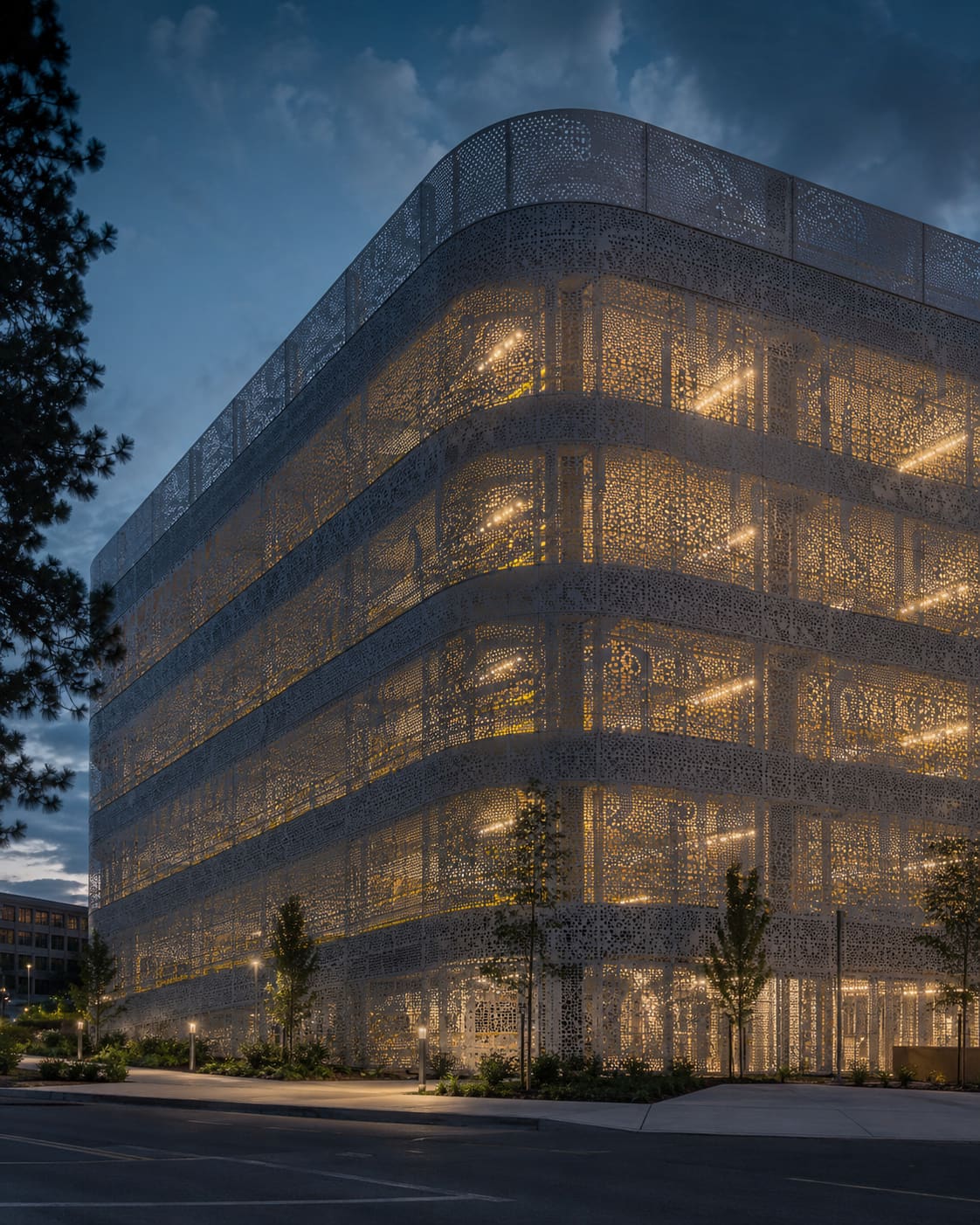 Expanded Mesh Facade - Metal Mesh & Perforated Facade by Hakimi Aluminium and Glass