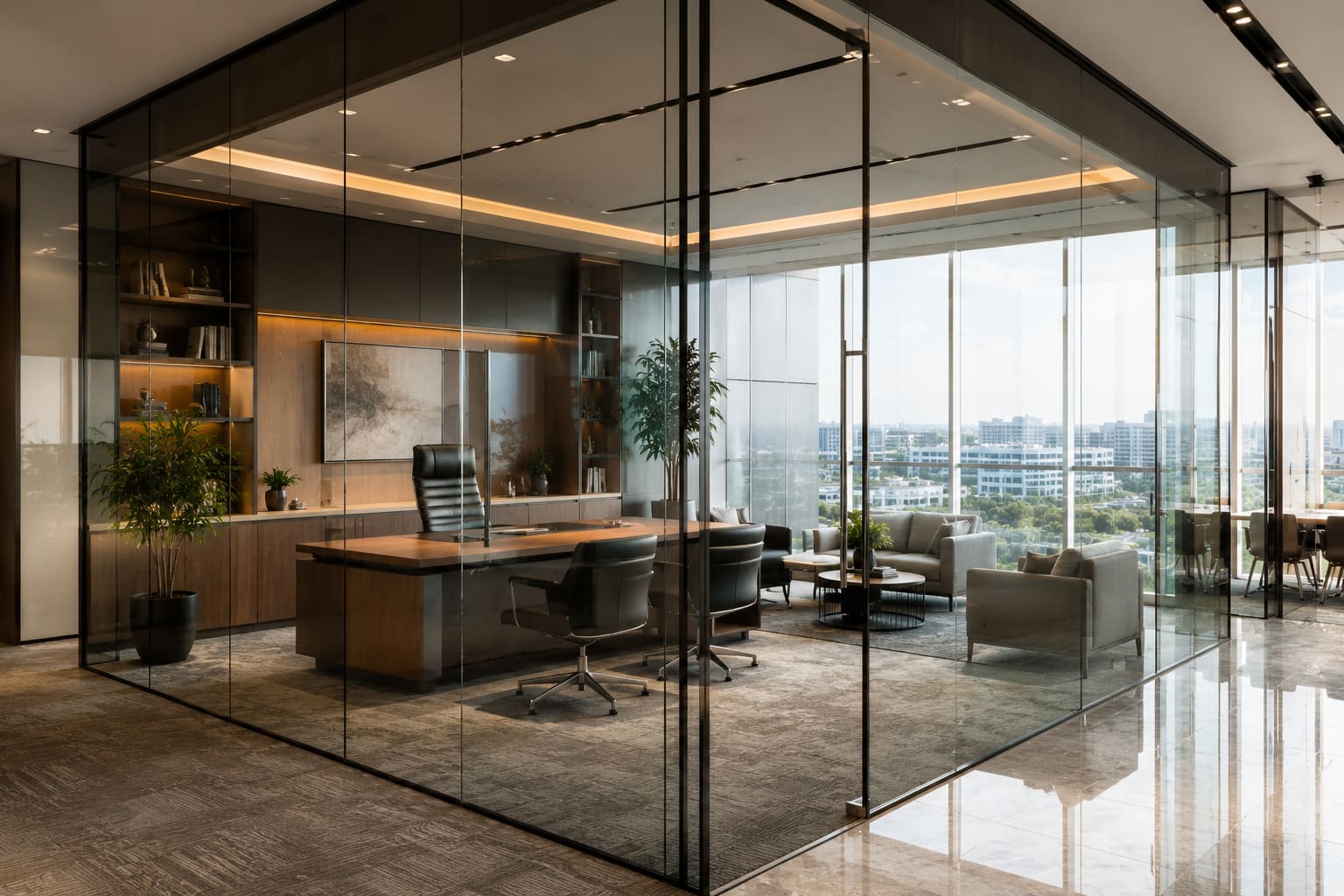 Office Glass Cabins