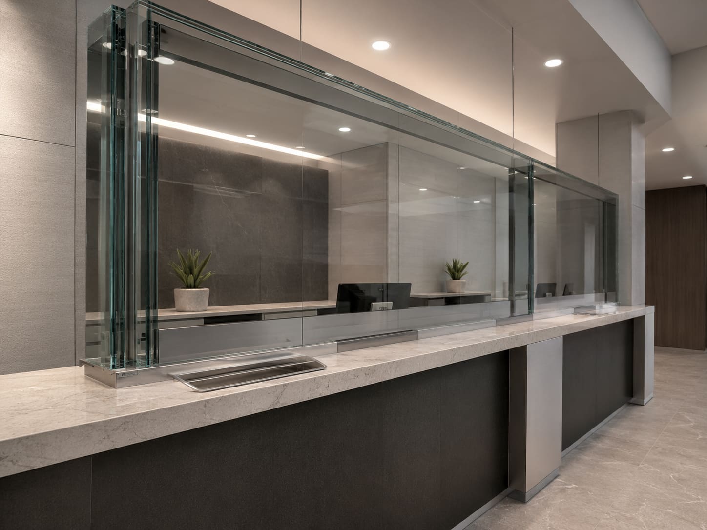 Bullet-Resistant Glazing - Bullet-Proof & Security Glazing by Hakimi Aluminium and Glass