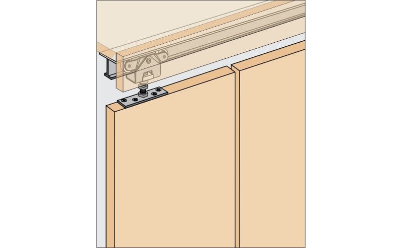 ENOX Wardrobe Sliding Fittings ESLD - 034
