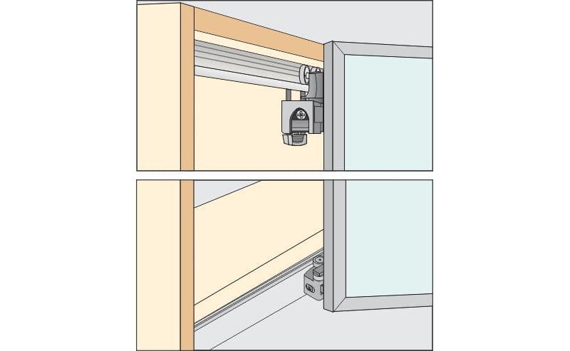ENOX Wardrobe Sliding Fitting ESLD - 057