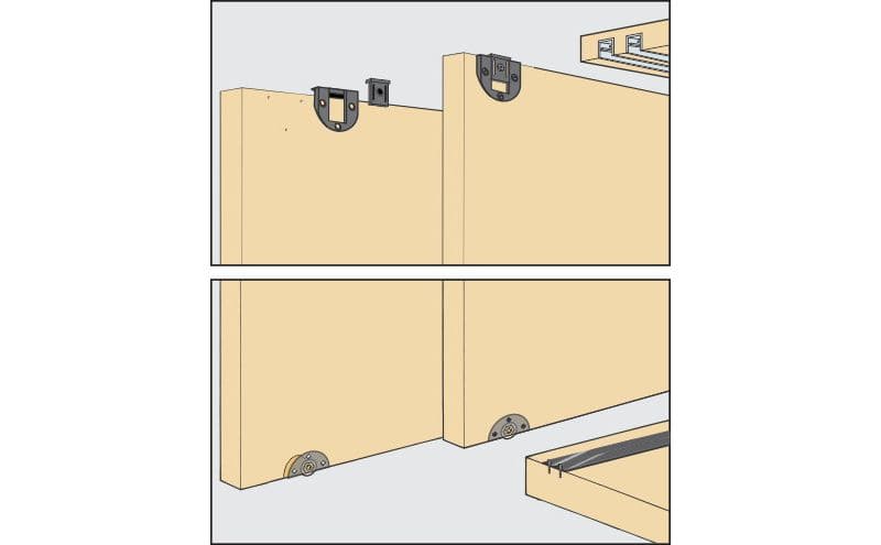 ENOX Wardrobe Sliding Fitting ESLD - 076