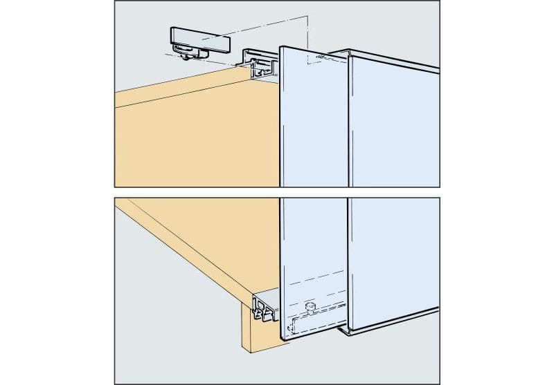 ENOX Glass Cabinet Sliding Fitting ESLD - 1302