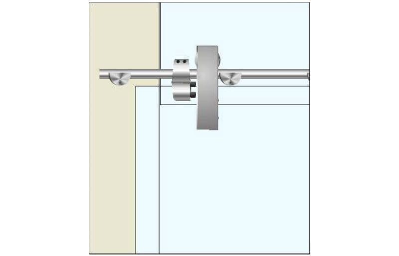 Swift Glass Sliding Door Roller (Flat) SGSF - 103