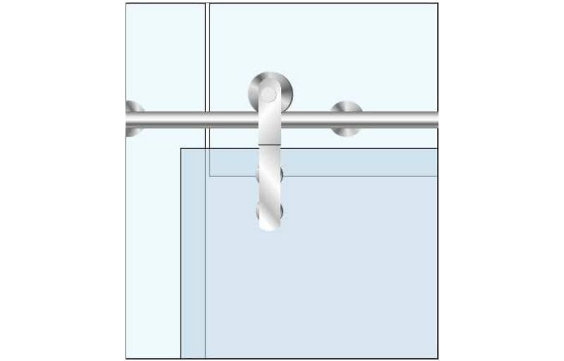 Swift Sliding Door Roller for Bent Glass SGSF - 043