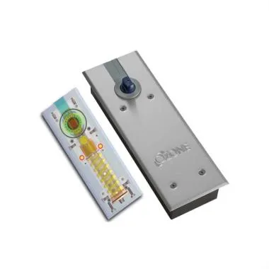 Power Adjustable Floor Spring for Heavy Wooden/Glass Doors, Ideal for Banquets EN 2-6 | Finish: Satin Stainless Steel