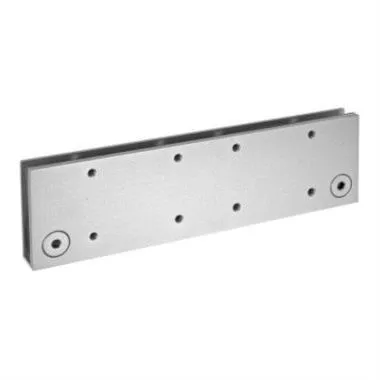 Mounting Plate for Glass Door Installation of Door Closer NSK 780 | Finish: Silver