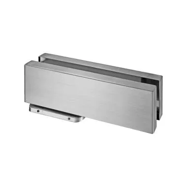 The Original Self-Closing Patch Fittings Power Adjustable | Finish: Satin Stainless Steel
