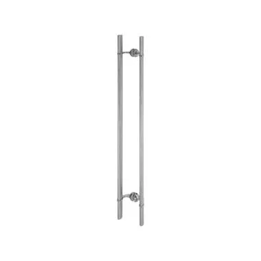 Glass Door Handle Hole | Finish: Satin Stainless Steel