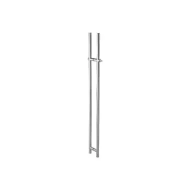 Glass Door Handle with Locking Function | Finish: Satin Stainless Steel