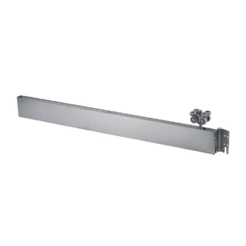 Upper Door Strip (One-Slide Roller) | Finish: Satin Stainless Steel