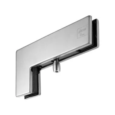Over Panel Side Panel Connecting Patch with Pivot | Satin Stainless Steel