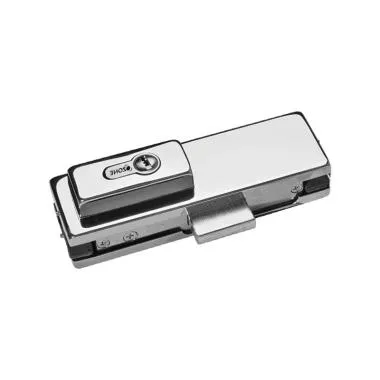 Corner Patch Lock | Finish: Satin Stainless Steel