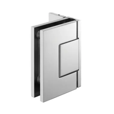 Wall to Glass Off-set Hinge | Finish: Chrome Polished