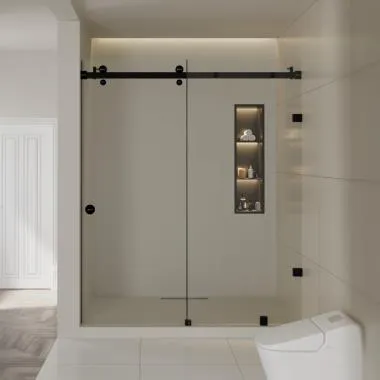 Eliza Soft-Close Sliding Shower System | Finish: Polished Stainless Steel