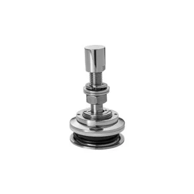 Articulated Routel for DGU | For Holding Inner Glass Only | Finish: Satin Stainless Steel