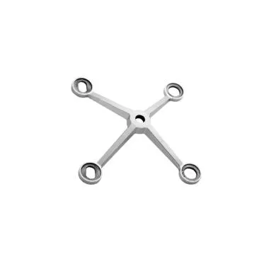 4 Way Spider | Finish: Polished Stainless Steel