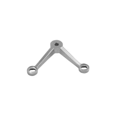 2 Way Spider without Fin 90° | Finish: Satin Stainless Steel