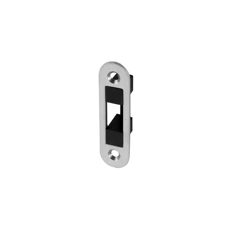 Strike Plate for Glass to Wall Application | Finish: Satin Stainless Steel