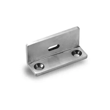 Wall-to-Track Fixer | Finish: Satin Stainless Steel