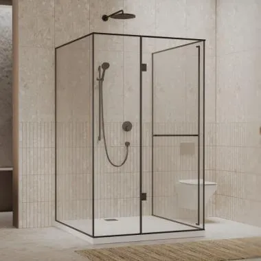Zen C-Type Shower Enclosure | Finish: Gun Grey