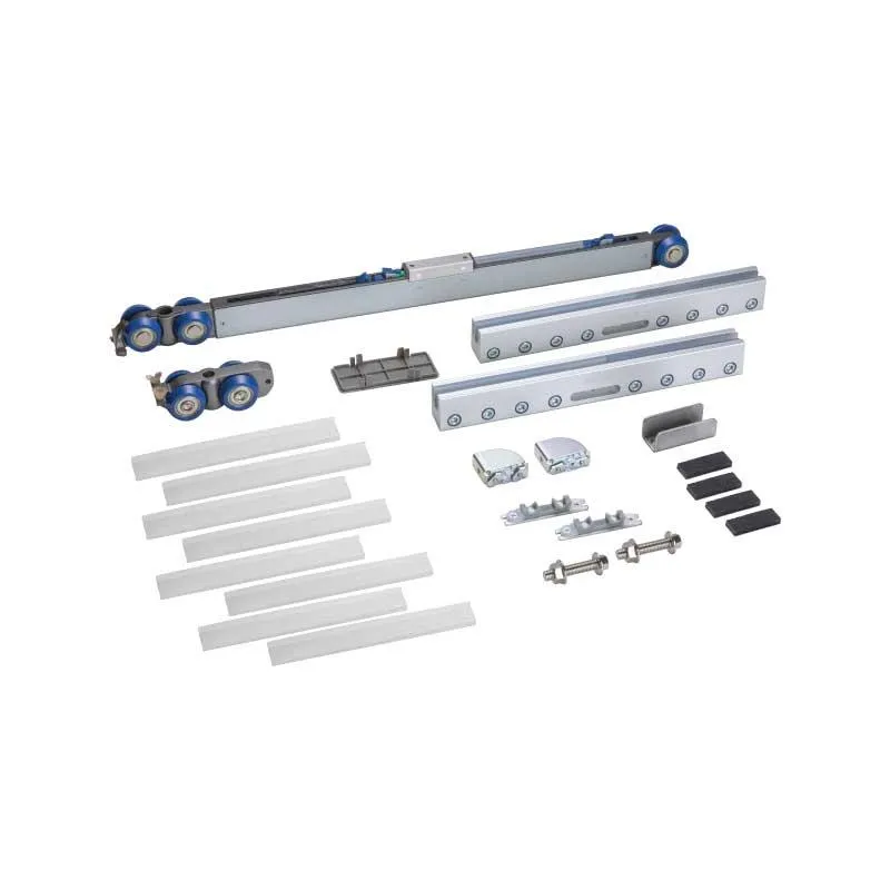 Soft-Close Glass Sliding Door Systems | Finish: Stainless Steel
