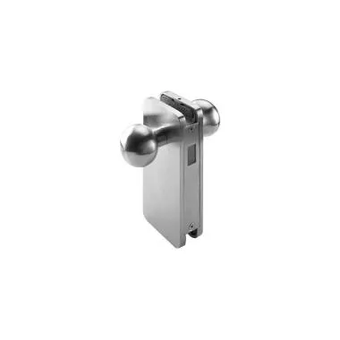 Sliding Door Strike Box with Knob | Finish: Satin Stainless Steel