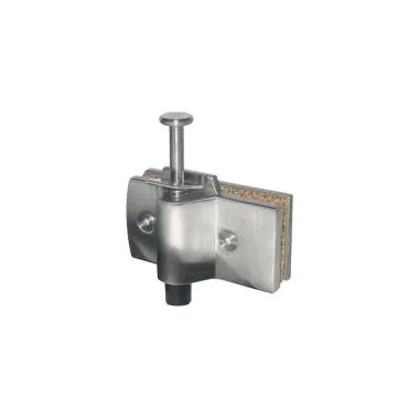 End Panel Fitting With Bottom Pivot (For Odd Panels) | Finish: Satin Stainless Steel
