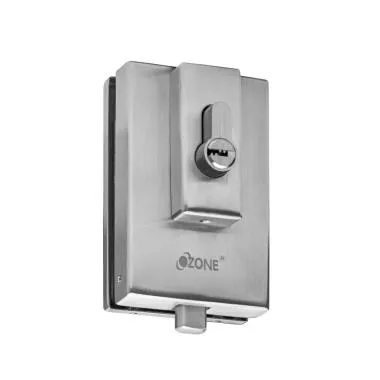 Corner Patch Lock | Finish: Satin Stainless Steel