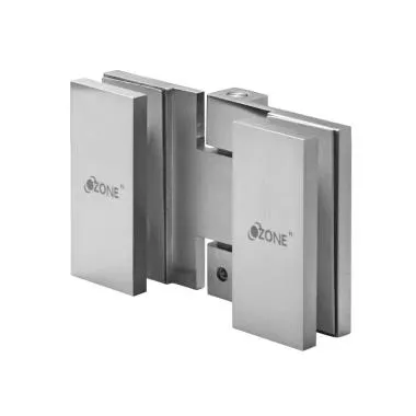 Glass-to-Glass Hinges | Finish: Satin Stainless Steel