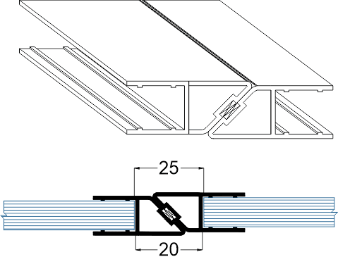 High-performance TPS-M1 Magnetic Seal, designed for secure, airtight sealing in various industrial applications with strong magnetic adhesion.