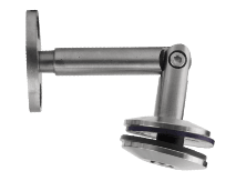 The TCF-01-S wall-to-glass connector is a sleek, durable fitting designed to securely attach glass panels to walls, providing a seamless and modern aesthetic for interior and exterior applications