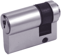 The TMC-22-BT-N half cylinder lock features a durable design, includes three keys, and offers enhanced security for various applications.