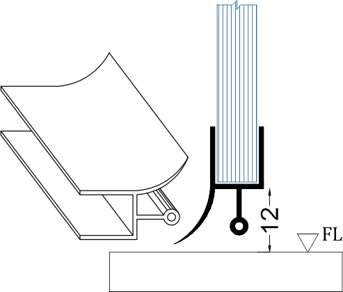 The TPS-7 Bottom Seal is a durable, high-performance sealing solution designed to provide a secure, weather-resistant seal at the base of doors and industrial enclosures.