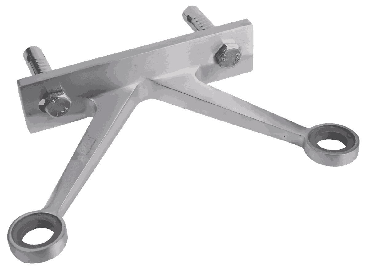 The TSP-A44 Two-Way Spider is a versatile mounting solution designed for secure installation of ceiling or wall fixtures, offering flexible positioning and stability.